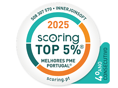 Scoring top 5% Somos parte das 5% melhores PMEs de Portugal